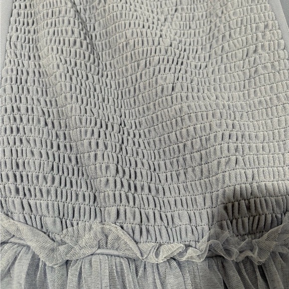NWT ๐ Blue Tiered Tulle Maxi Dress - Picture 3 of 5